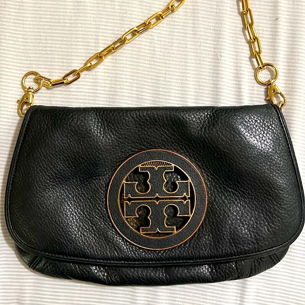 Tory Burch Black Crossbody Clutch